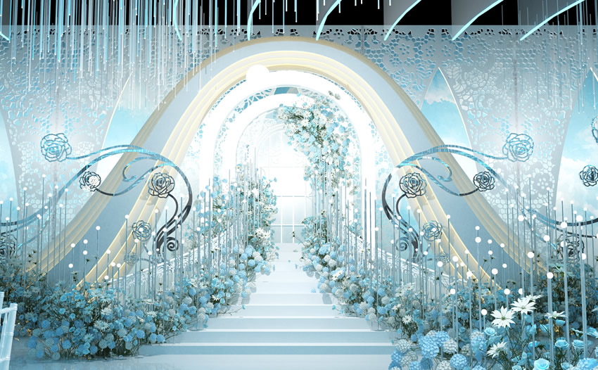 澄城釡香烙馍村水晶厅效果展示